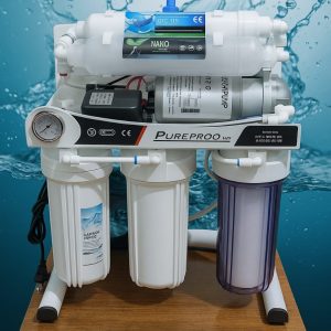 محطة ٧ مراحل بنظام نانو سلفر بساعة ضغط وقاعدة